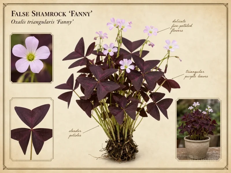 False Shamrock ‘Fanny’ (Oxalis triangularis ‘Fanny’)