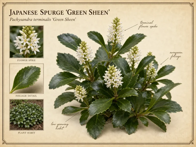 Japanese Spurge ‘Green Sheen’ (Pachysandra terminalis ‘Green Sheen’)