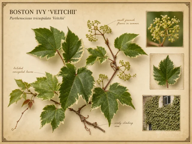 Boston Ivy ‘Veitchii’ (Parthenocissus tricuspidata ‘Veitchii’)