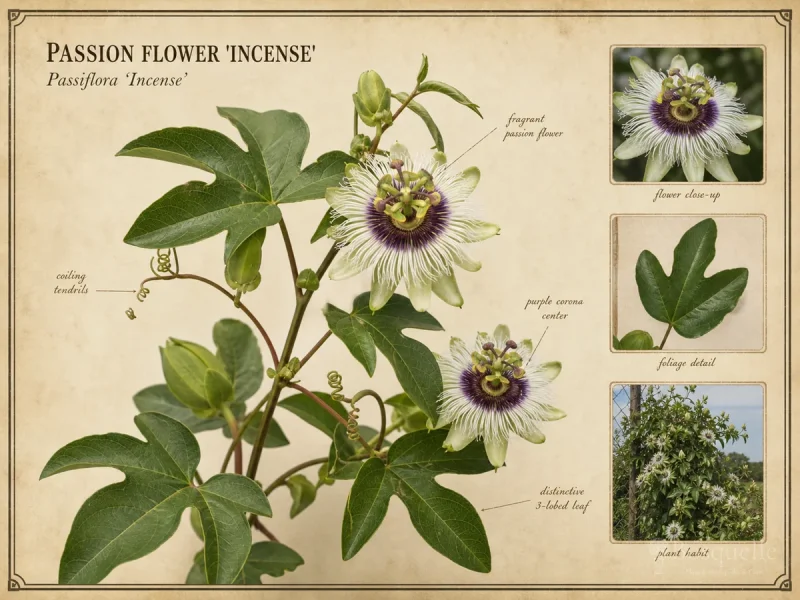 Passion Flower ‘Incense’ (Passiflora ‘Incense’)