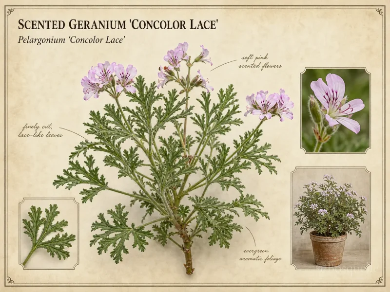 Scented Geranium ‘Concolor Lace’ (Pelargonium ‘Concolor Lace’)