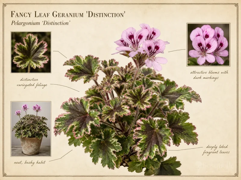 Fancy Leaf Geranium ‘Distinction’ (Pelargonium ‘Distinction’)
