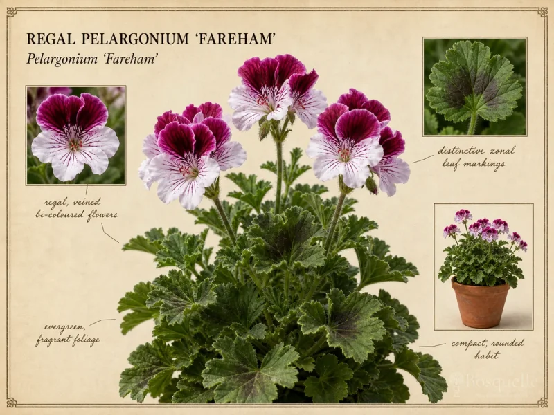 Regal Pelargonium ‘Fareham’ (Pelargonium ‘Fareham’)