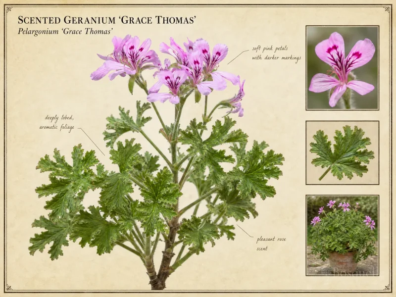 Scented Geranium ‘Grace Thomas’ (Pelargonium ‘Grace Thomas’)