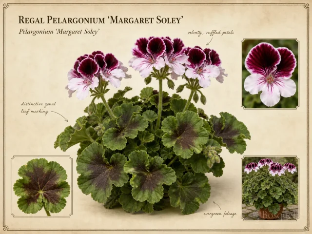 Regal Pelargonium ‘Margaret Soley’ (Pelargonium ‘Margaret Soley’)