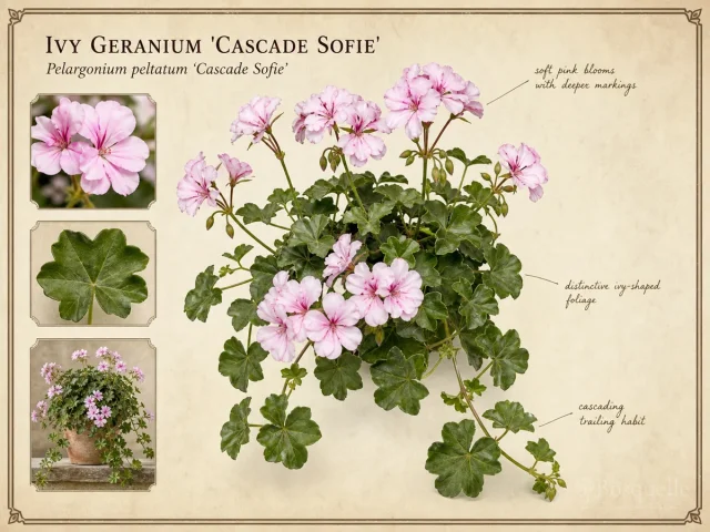 Ivy Geranium 'Cascade Sofie'