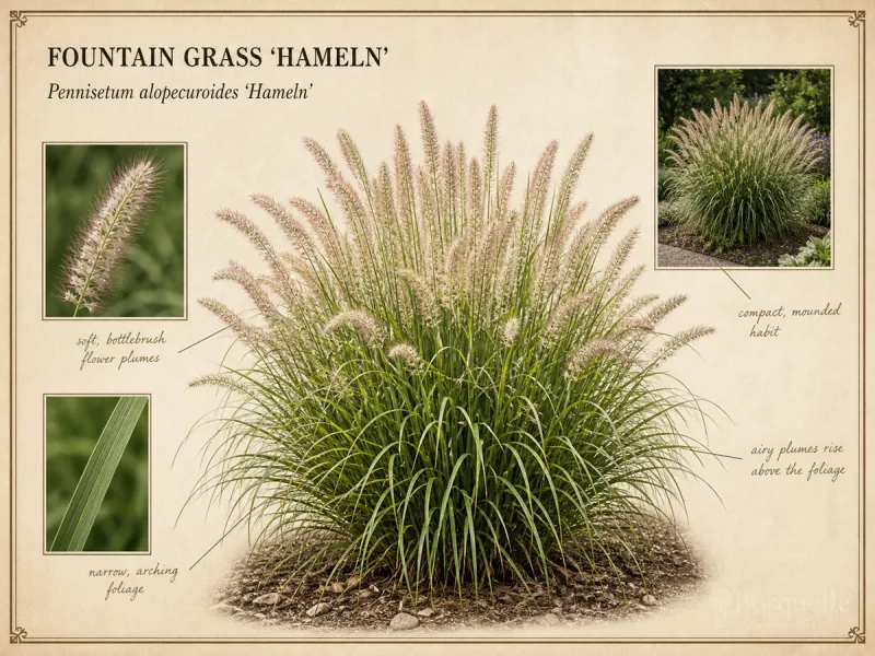 Fountain Grass 'Hameln' — Not maiden grass