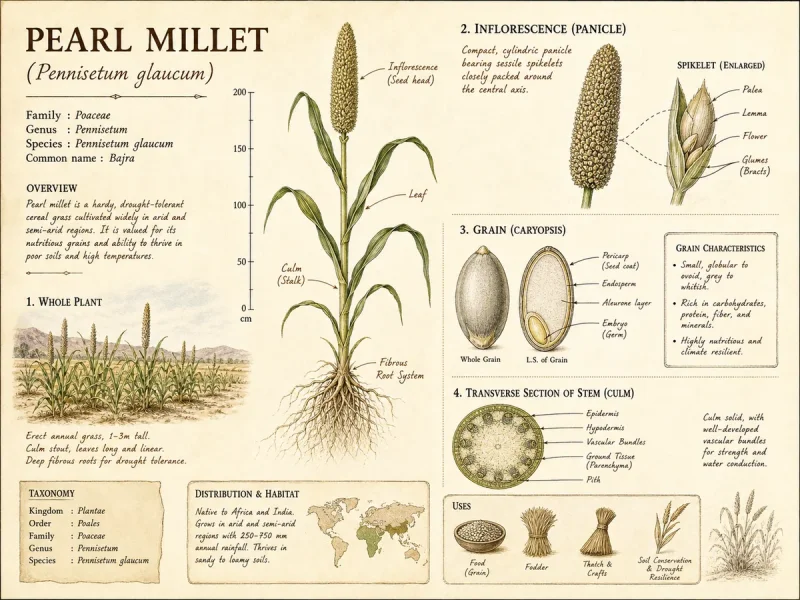 Pearl Millet (Pennisetum glaucum)