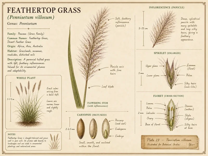 Feathertop Grass (Pennisetum villosum)