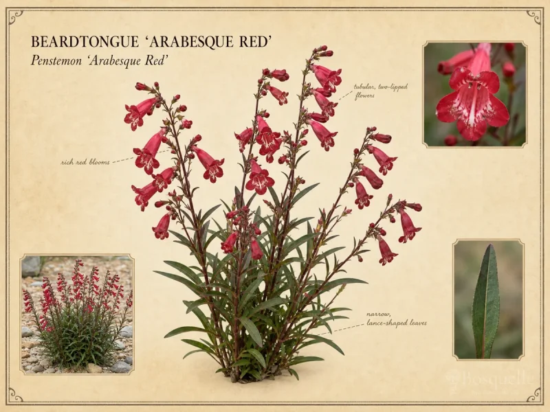 Beardtongue ‘Arabesque Red’ (Penstemon ‘Arabesque Red’)