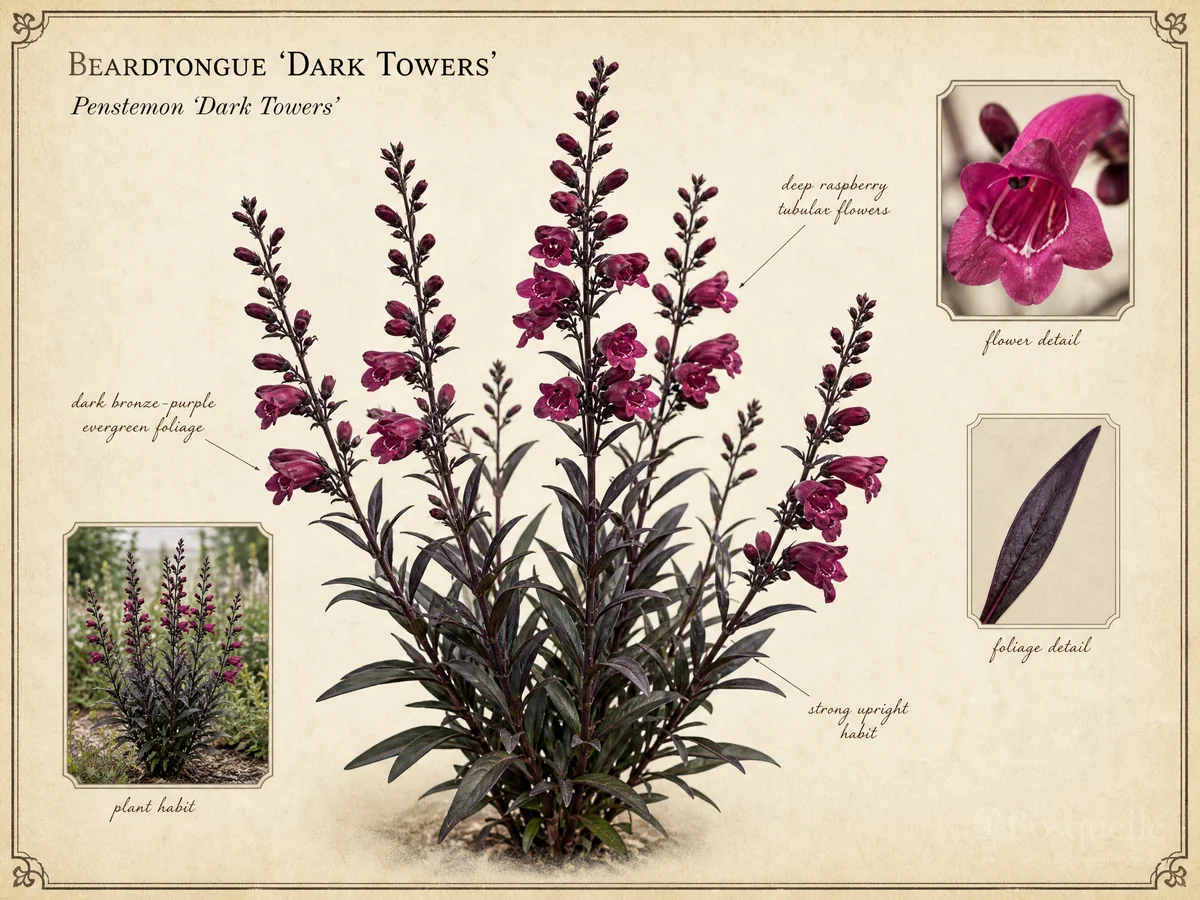 Beardtongue 'Dark Towers'