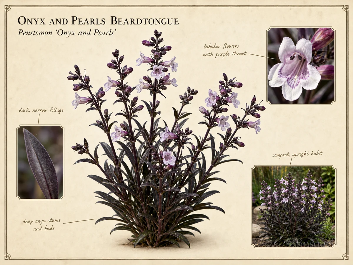 Onyx and Pearls Beardtongue