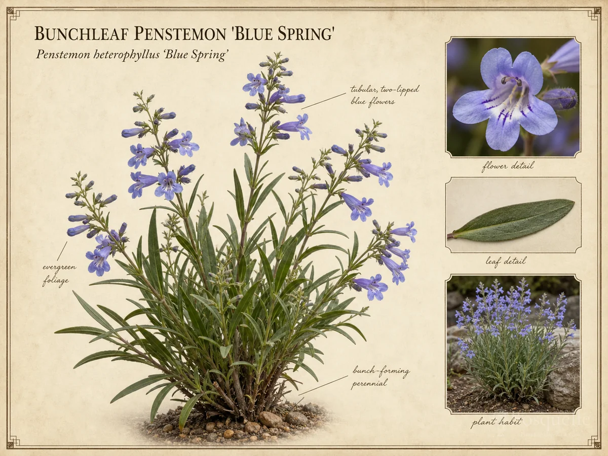 Bunchleaf Penstemon 'Blue Spring'