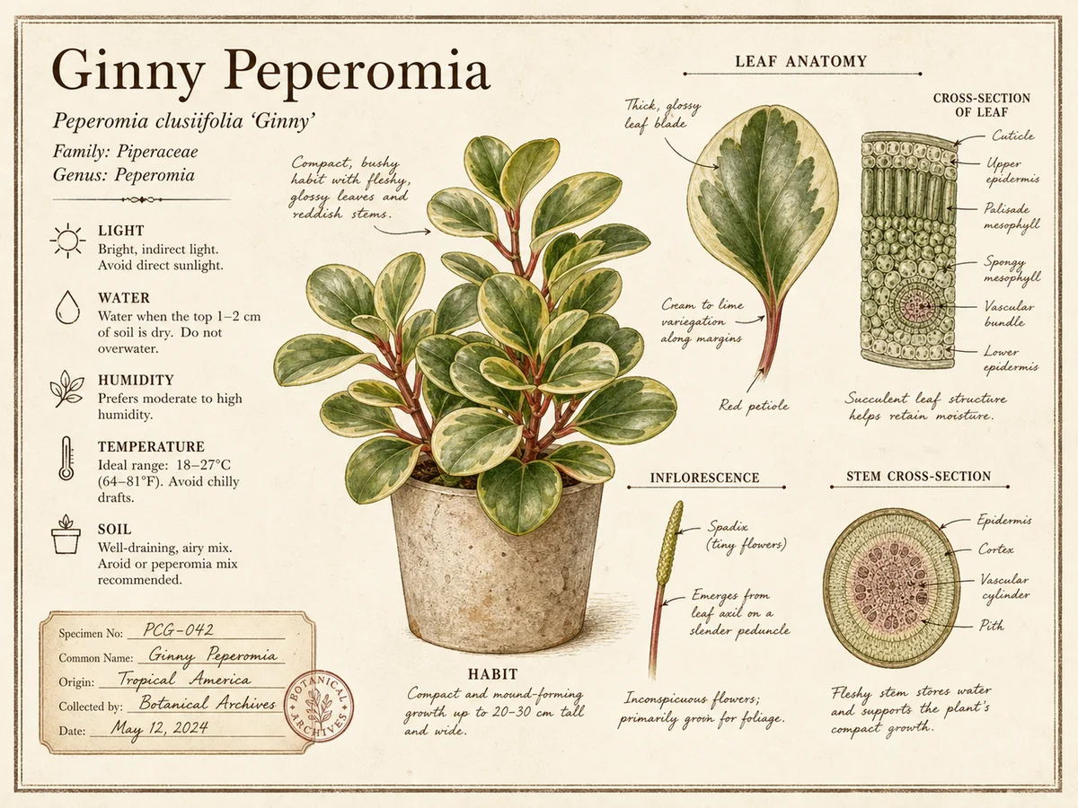 Ginny Peperomia — Compact bush