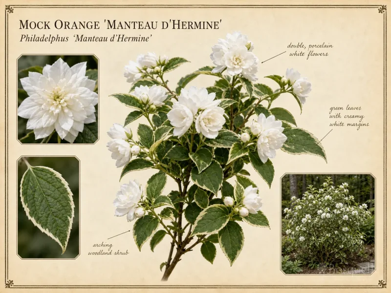 Mock Orange ‘Manteau d’Hermine’ (Philadelphus ‘Manteau d’Hermine’)