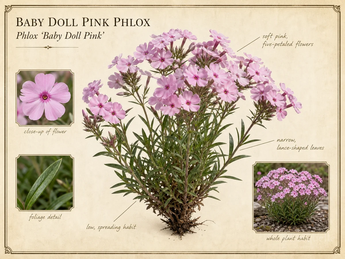 Baby Doll Pink Phlox (Phlox ‘Baby Doll Pink’)