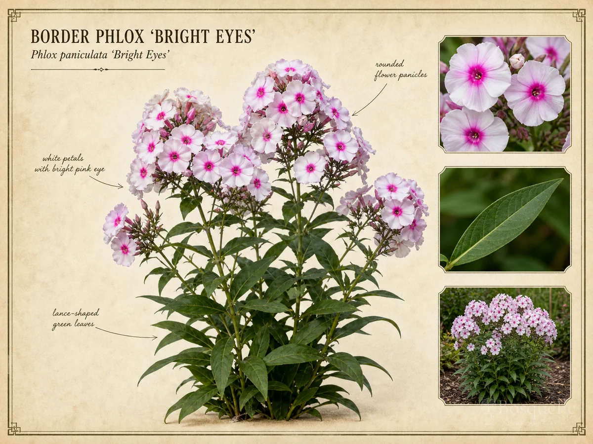 Border Phlox ‘Bright Eyes’ (Phlox paniculata ‘Bright Eyes’)