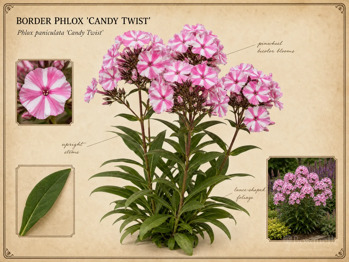 Border Phlox ‘Candy Twist’ (Phlox paniculata ‘Candy Twist’)