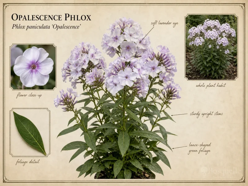 Opalescence Phlox (Phlox paniculata ‘Opalescence’)