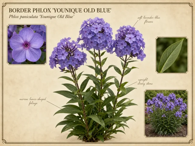 Border Phlox ‘Younique Old Blue’ (Phlox paniculata ‘Younique Old Blue’)