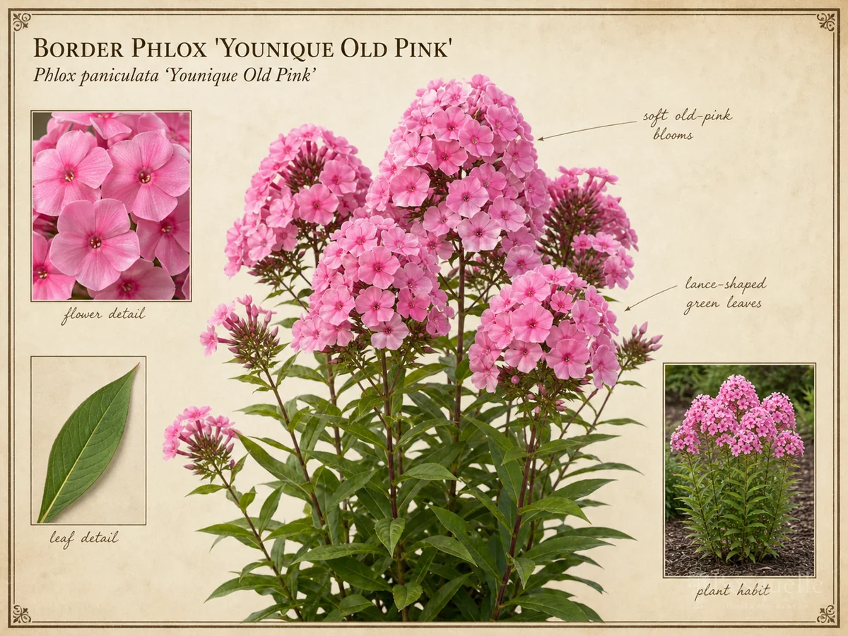 Border Phlox 'Younique Old Pink'