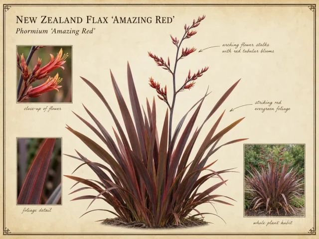 New Zealand Flax ‘Amazing Red’ (Phormium ‘Amazing Red’)