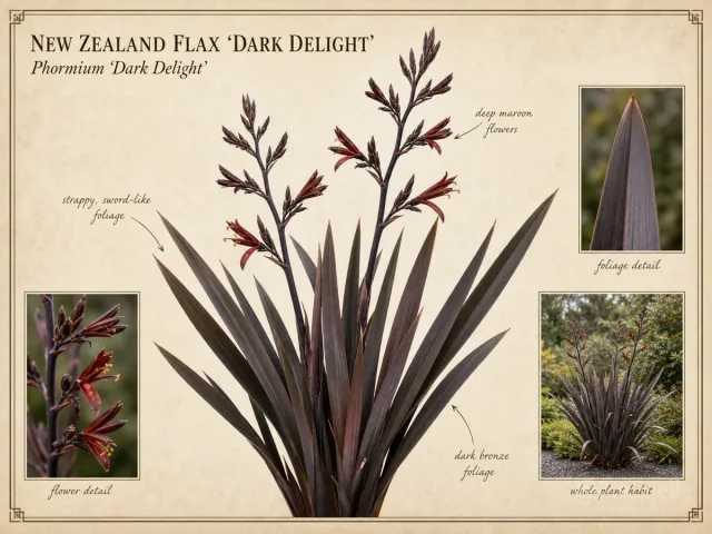 New Zealand Flax 'Dark Delight'
