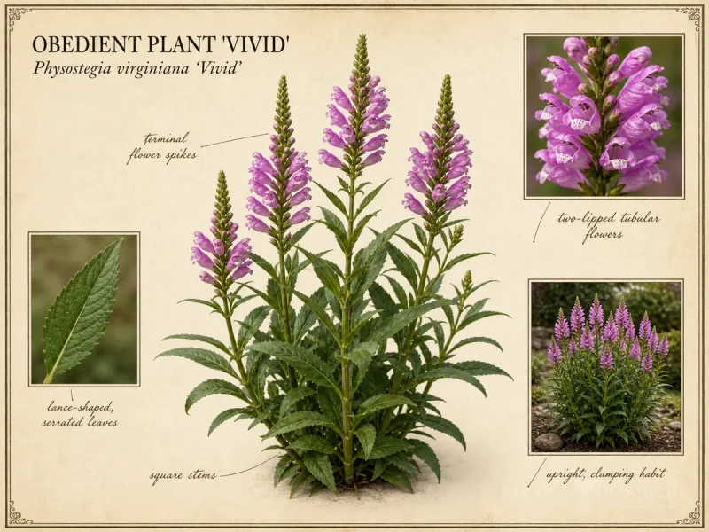 Obedient Plant ‘Vivid’ (Physostegia virginiana ‘Vivid’)