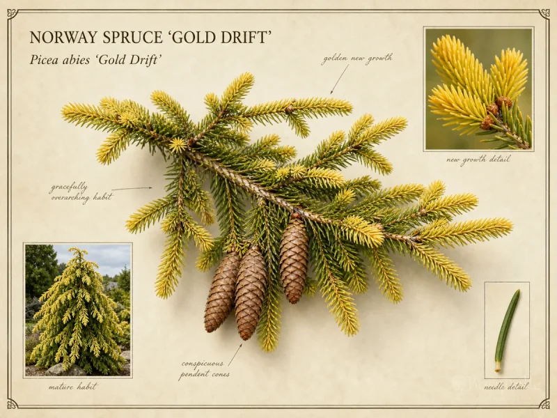 Norway Spruce ‘Gold Drift’ (Picea abies ‘Gold Drift’)
