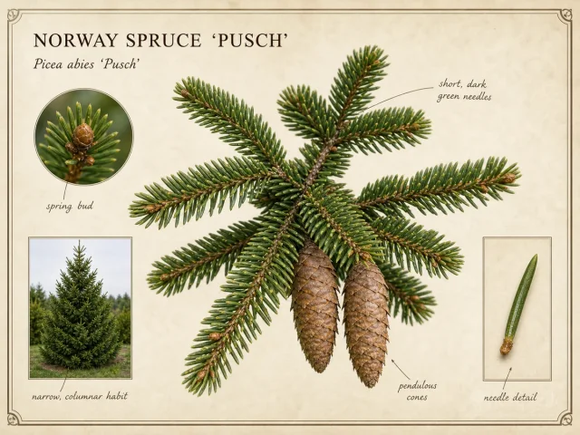 Norway Spruce ‘Pusch’ (Picea abies ‘Pusch’)