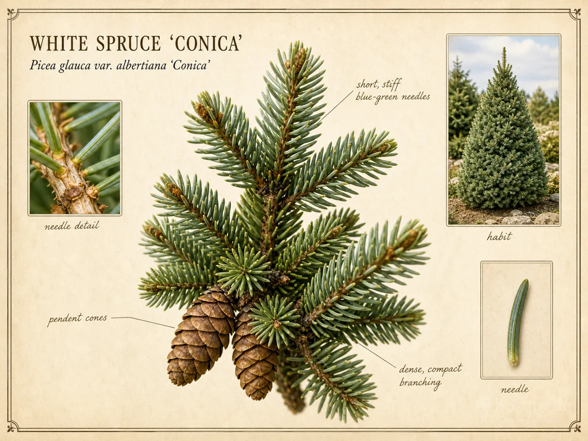 White Spruce 'Conica' — How to prune spruce