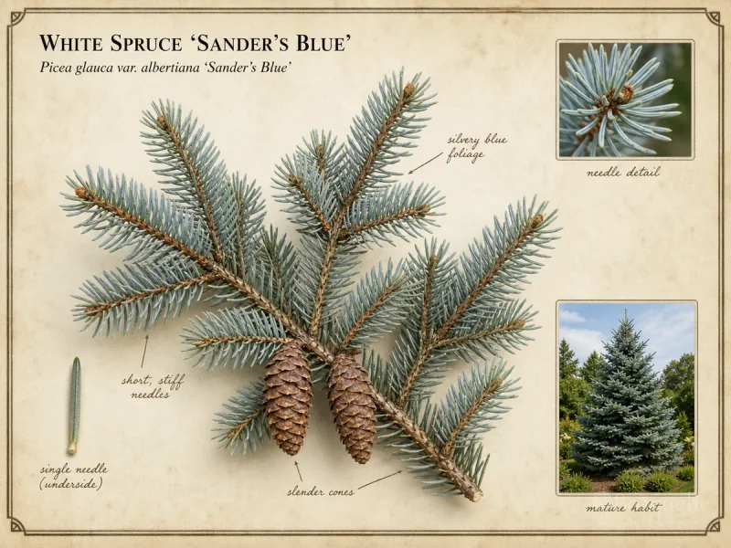 White Spruce 'Sander’s Blue'