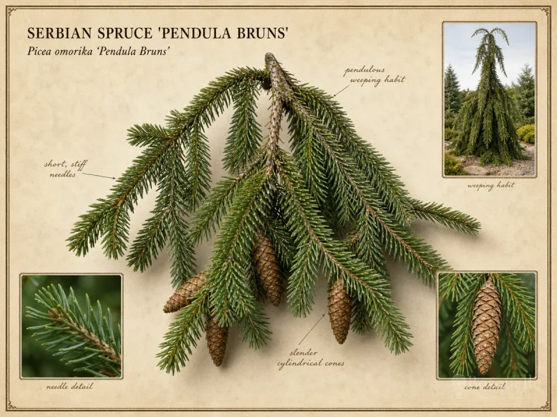 Serbian Spruce 'Pendula Bruns'