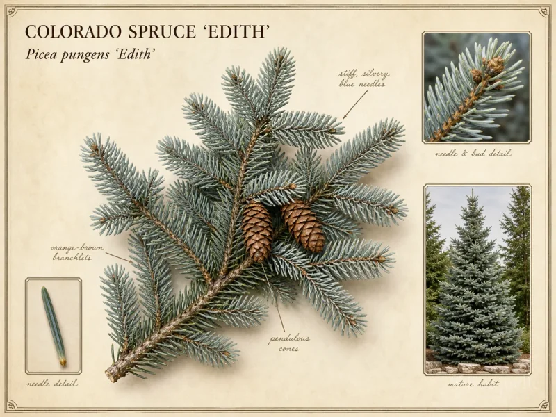 Colorado Spruce ‘Edith’ (Picea pungens ‘Edith’)
