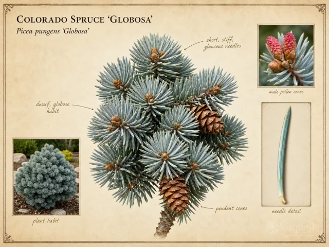 Colorado Spruce ‘Globosa’ (Picea pungens ‘Globosa’)