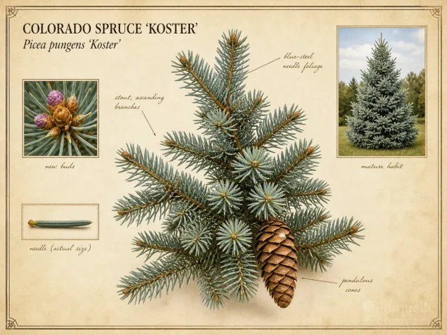 Colorado Spruce ‘Koster’ (Picea pungens ‘Koster’)