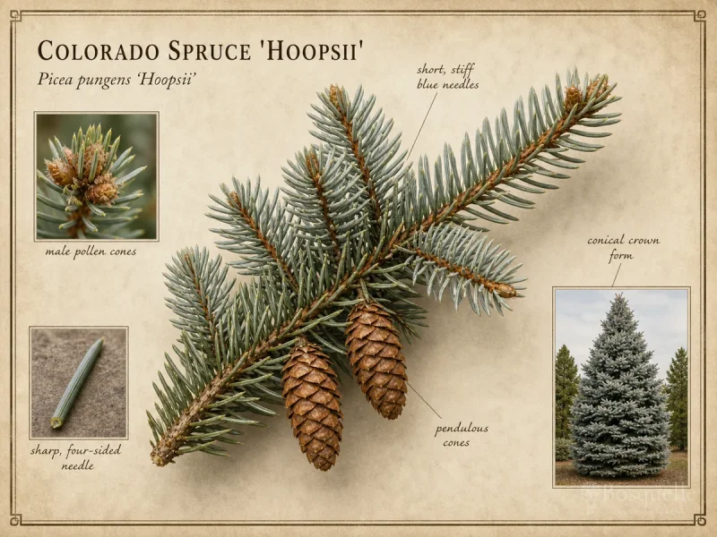 Colorado Spruce ‘Hoopsii’ (Picea pungens ‘Hoopsii’)