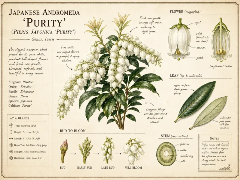 Japanese Andromeda 'Purity'