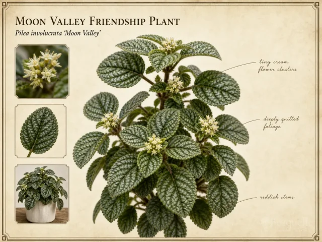 Moon Valley Friendship Plant (Pilea involucrata ‘Moon Valley’)