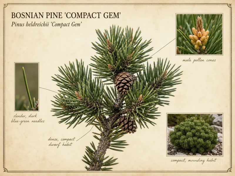 Bosnian Pine ‘Compact Gem’ (Pinus heldreichii ‘Compact Gem’)