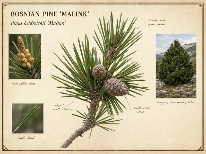 Bosnian Pine ‘Malink’ (Pinus heldreichii ‘Malink’)