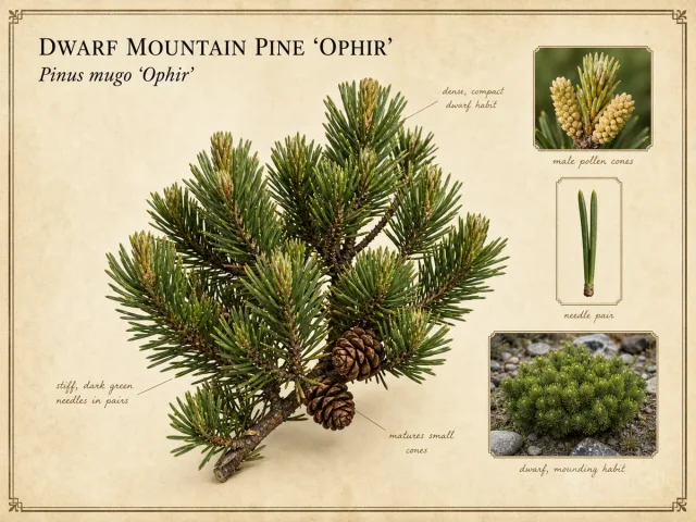 Dwarf Mountain Pine 'Ophir'