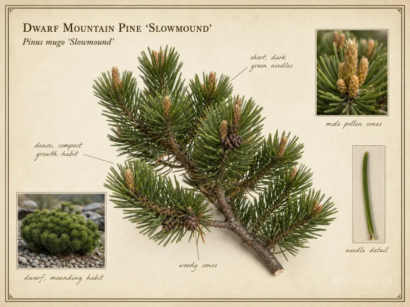 Dwarf Mountain Pine ‘Slowmound’ (Pinus mugo ‘Slowmound’)