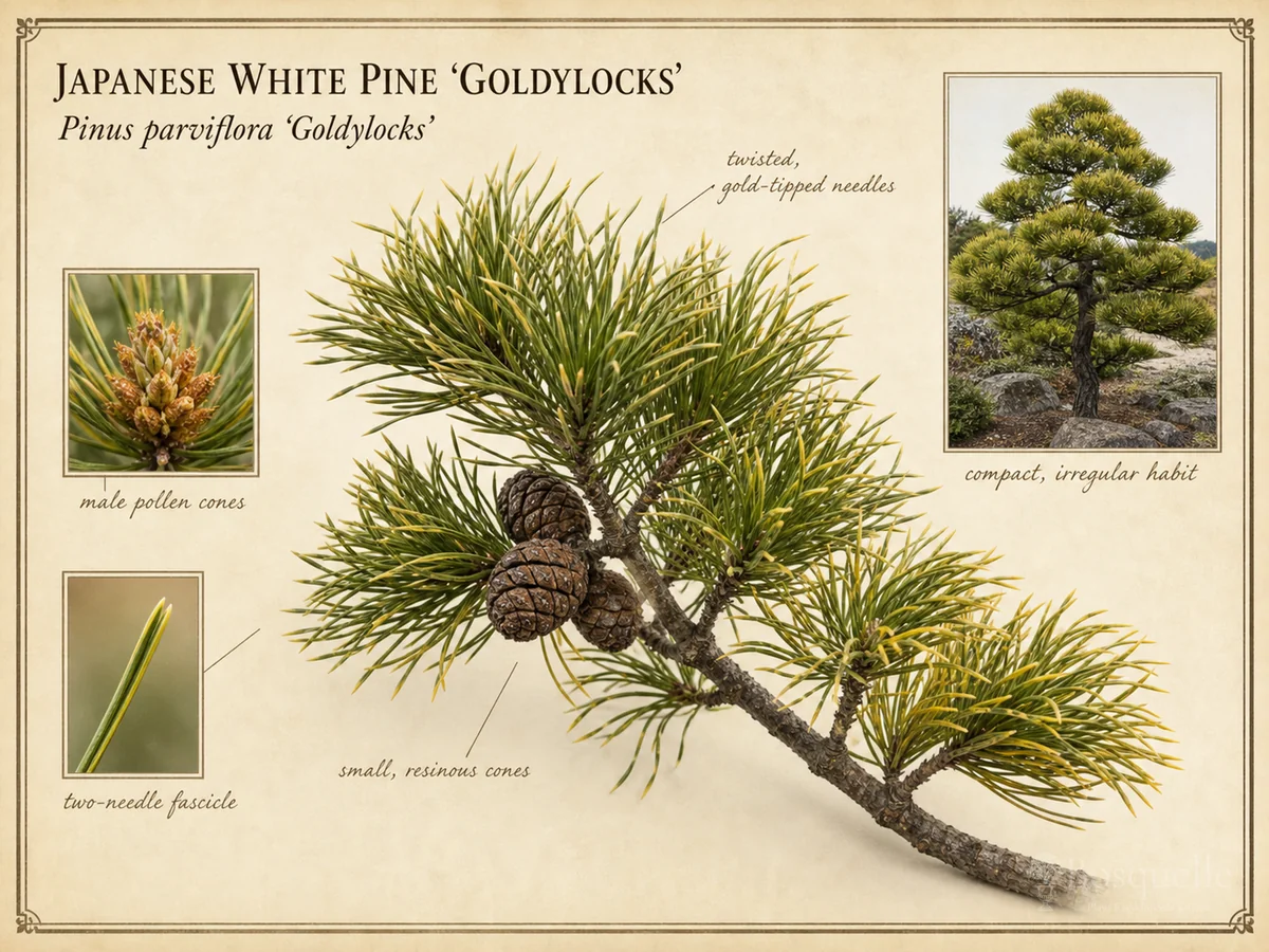 Japanese White Pine 'Goldylocks'