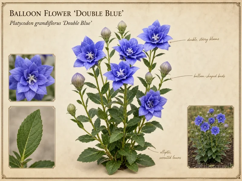 Balloon Flower 'Double Blue'