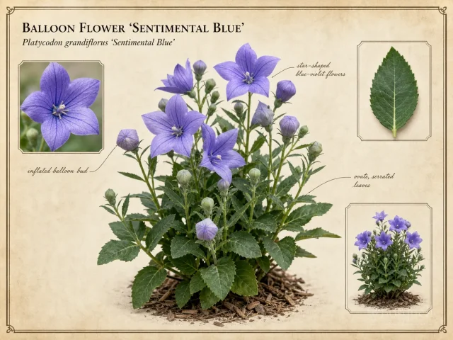 Balloon Flower 'Sentimental Blue'
