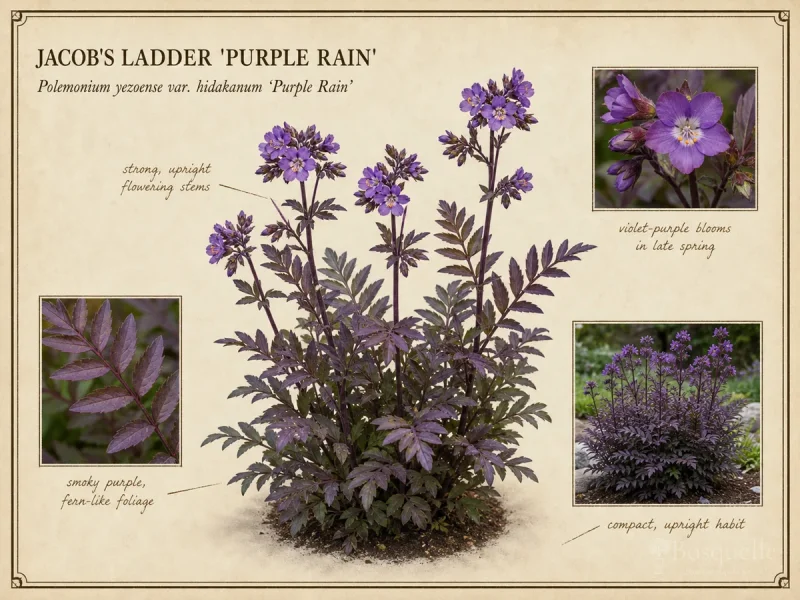 Jacob’s Ladder ‘Purple Rain’ (Polemonium yezoense var. hidakanum ‘Purple Rain’)