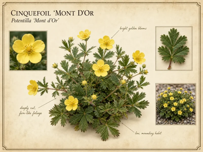 Cinquefoil ‘Mont d’Or (Potentilla ‘Mont d’Or’)