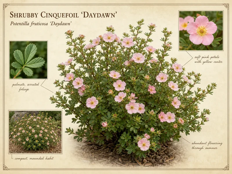 Shrubby Cinquefoil ‘Daydawn’ (Potentilla fruticosa ‘Daydawn’)