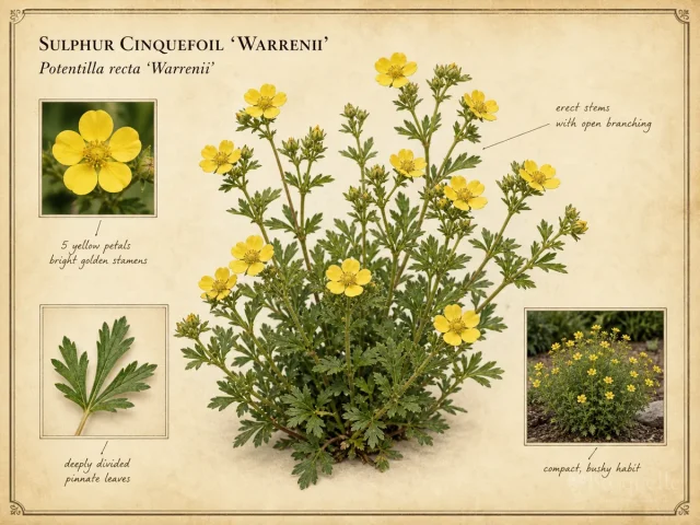 Sulphur Cinquefoil ‘Warrenii’ (Potentilla recta ‘Warrenii’)